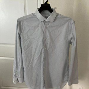 Calvin Klein Steel Men's Dress Shirt with Stripes